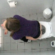 This guy was in the right place at the right time to capture a girl on video taking a shit in a public restroom stall. Poop action is visible with full audio! Over 3 minutes.